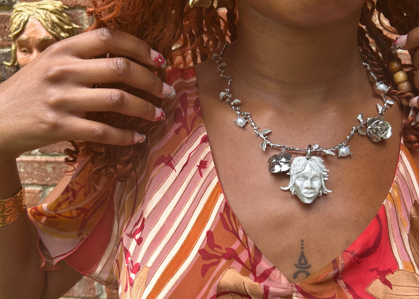Stainless Steel Yogi Flower Chain