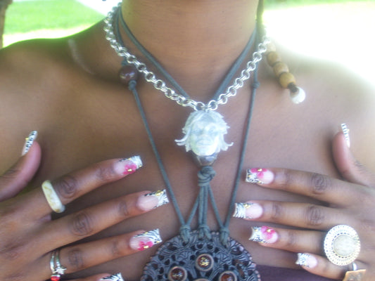 Yogi's Double Circle Silver Link Chain